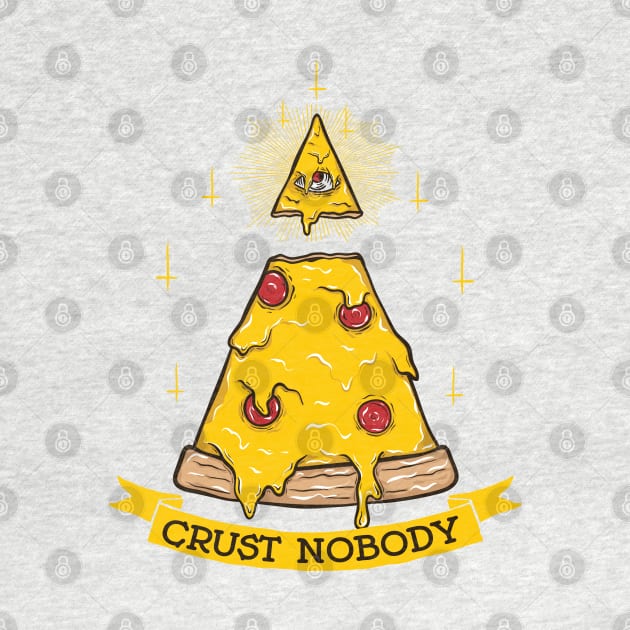 crust nobody pizza by Mako Design 